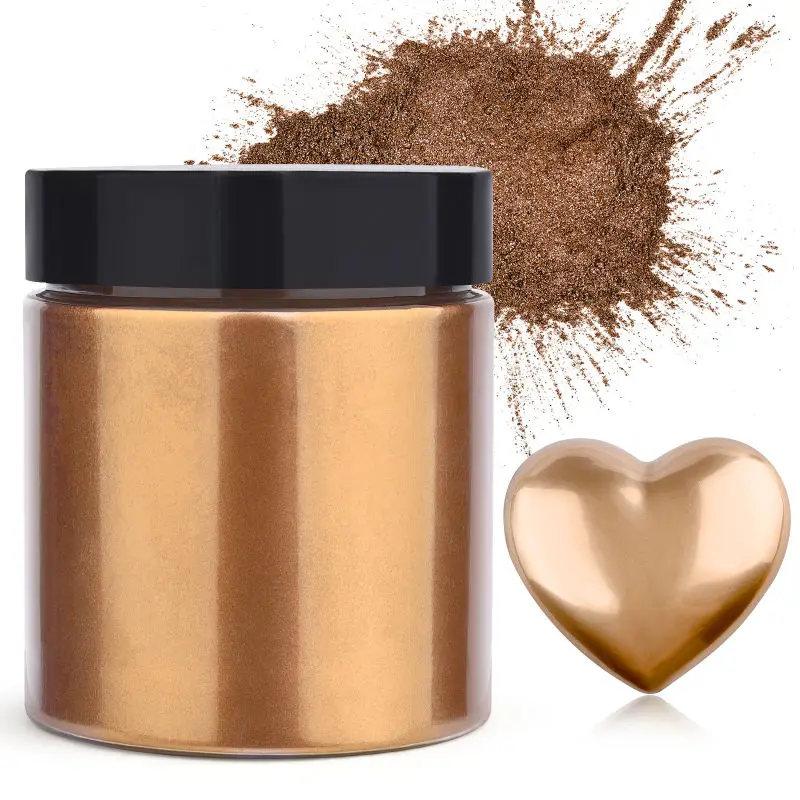 Glitter Powder Resin - 50 г/бутылка, металлический блестящий порошок, золото,