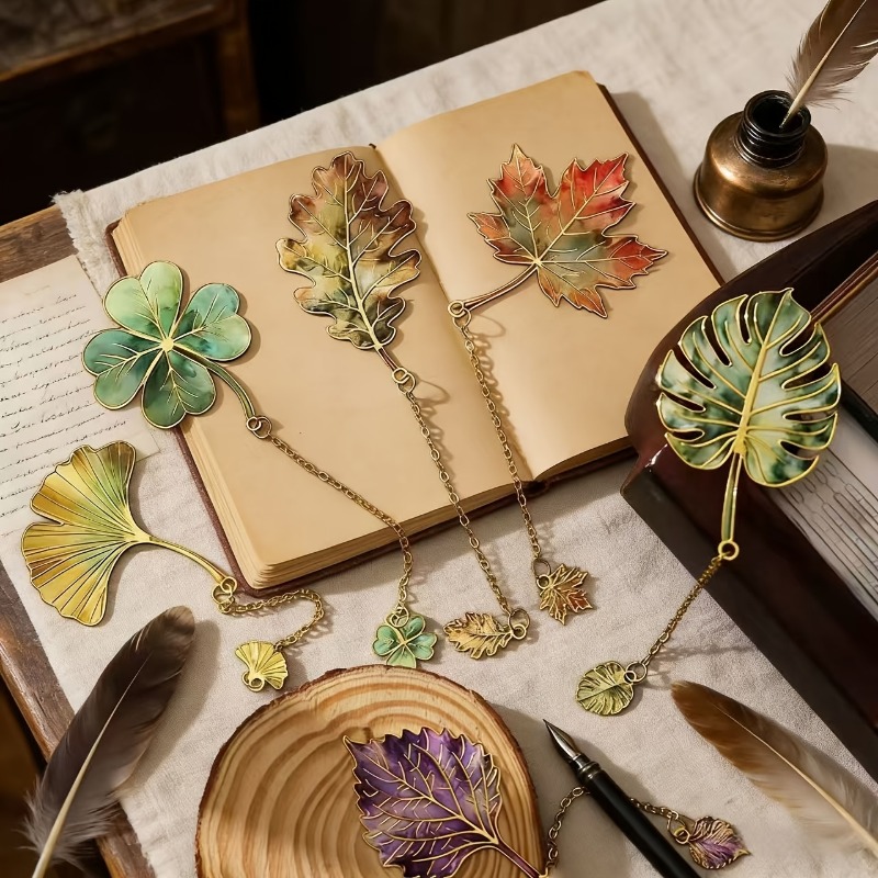 Resin Art Bookmark - 1 шт. винтажная закладка в форме