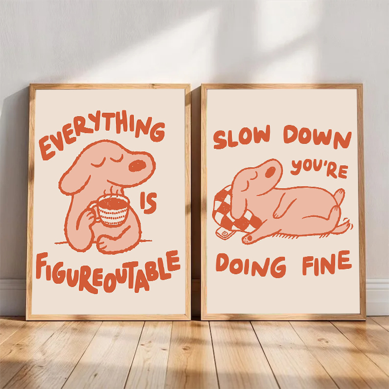Resin Art Quote - Все можно разгадать: Современный позитивный постер