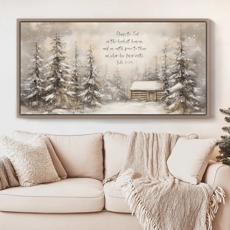 Resin Art Quote - Настенные постеры с рождественскими библейскими цитатами,