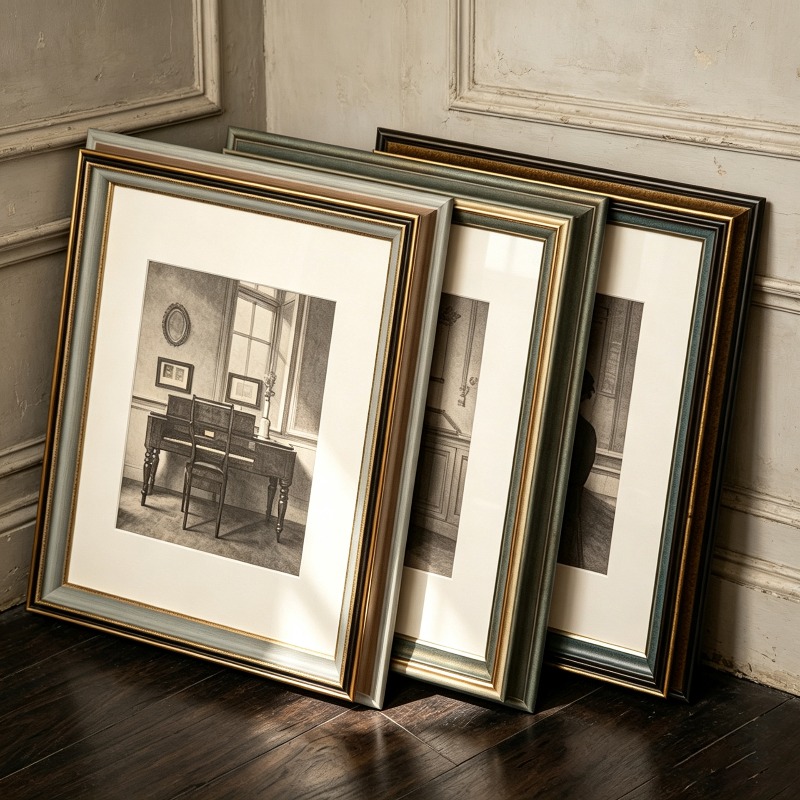Resin Art Use - Винтажная фоторамка формата А4 (6-10 дюймов)