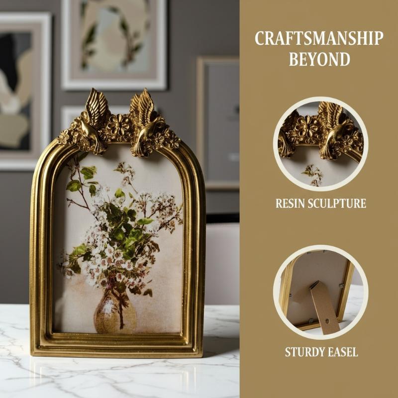 Resin Art On Wall - Овальная фоторамка для декора стола и