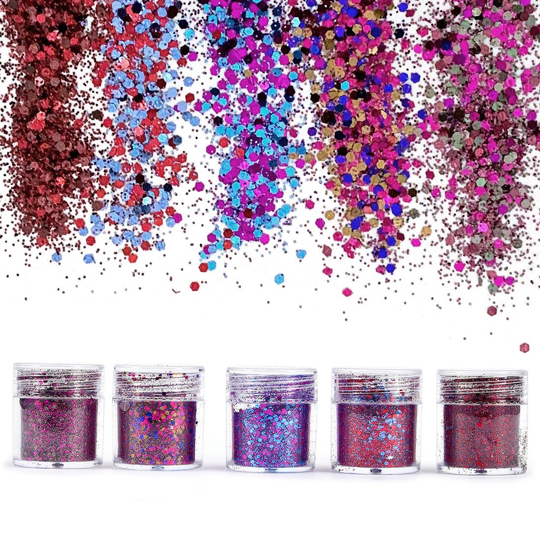 Glitter Powder Resin - 4/5 бутылок сказочный блестящий порошок для