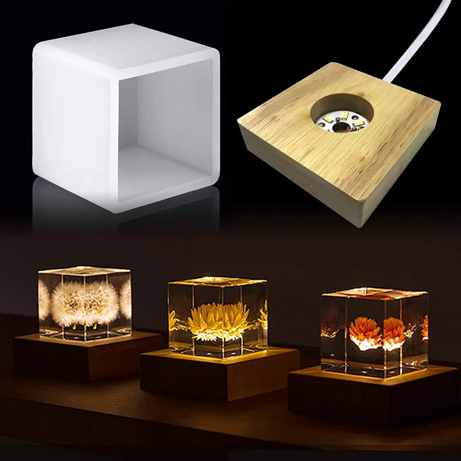 Квадратная легкая форма из смо – обзор и цена Resin Art Equipment