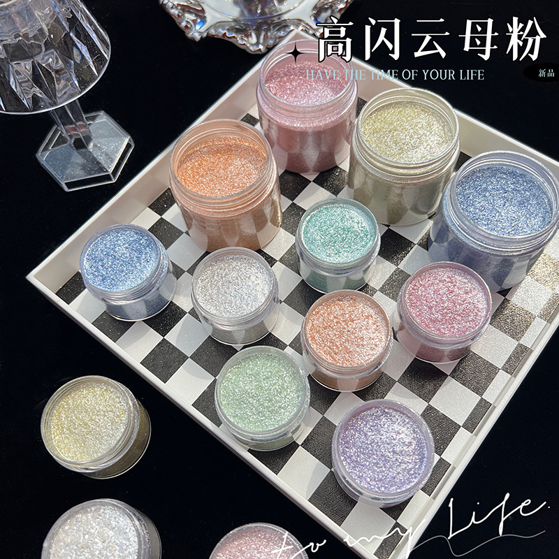Блестящая пудра с эффектом рус – обзор и цена Glitter Powder Resin
