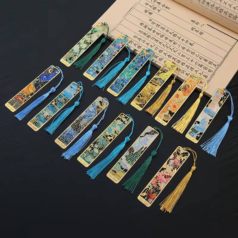 1-6-12 шт. креативные металлич – обзор и цена Resin Art Bookmark