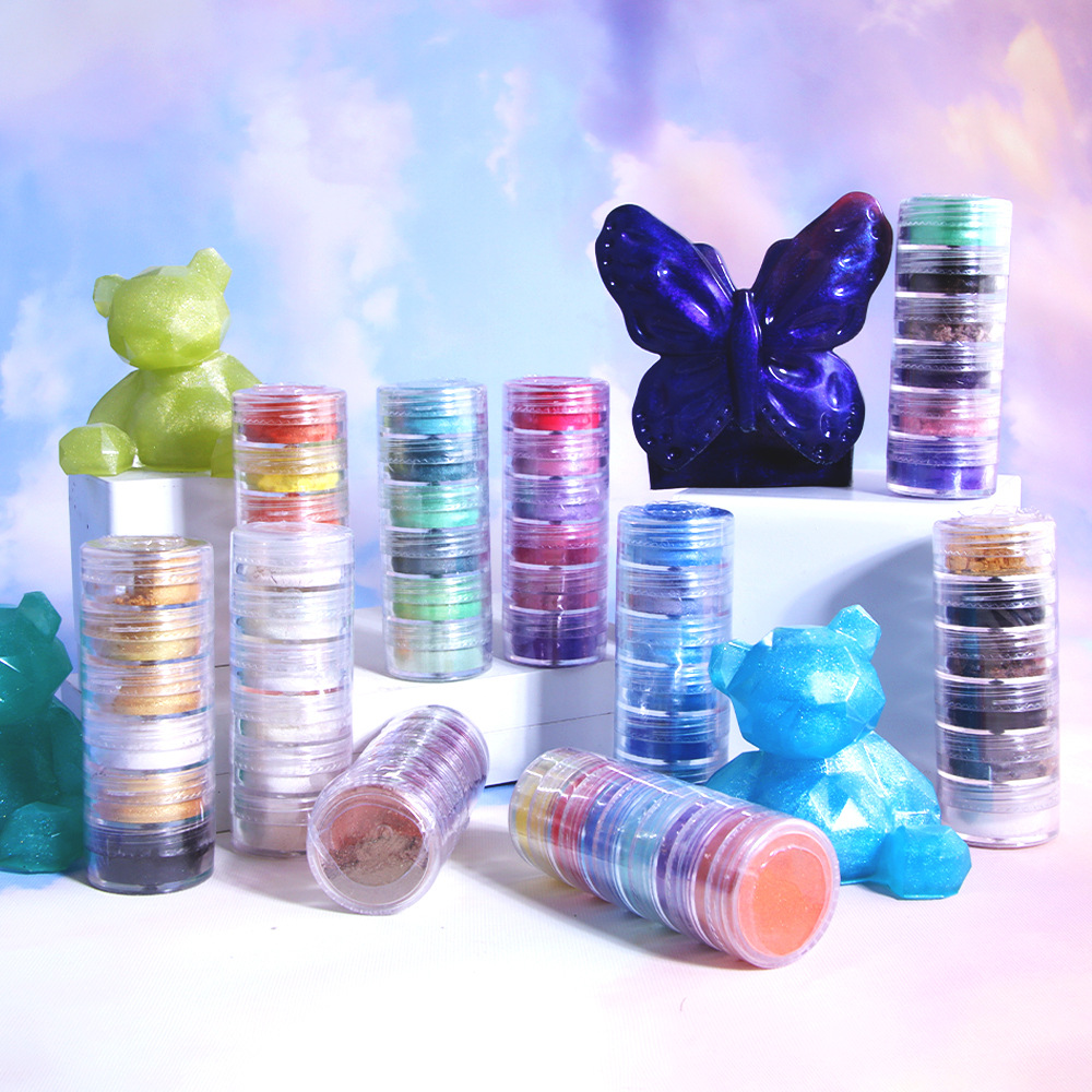 24/60 цветов перламутровой гли – обзор и цена Glitter Powder Resin