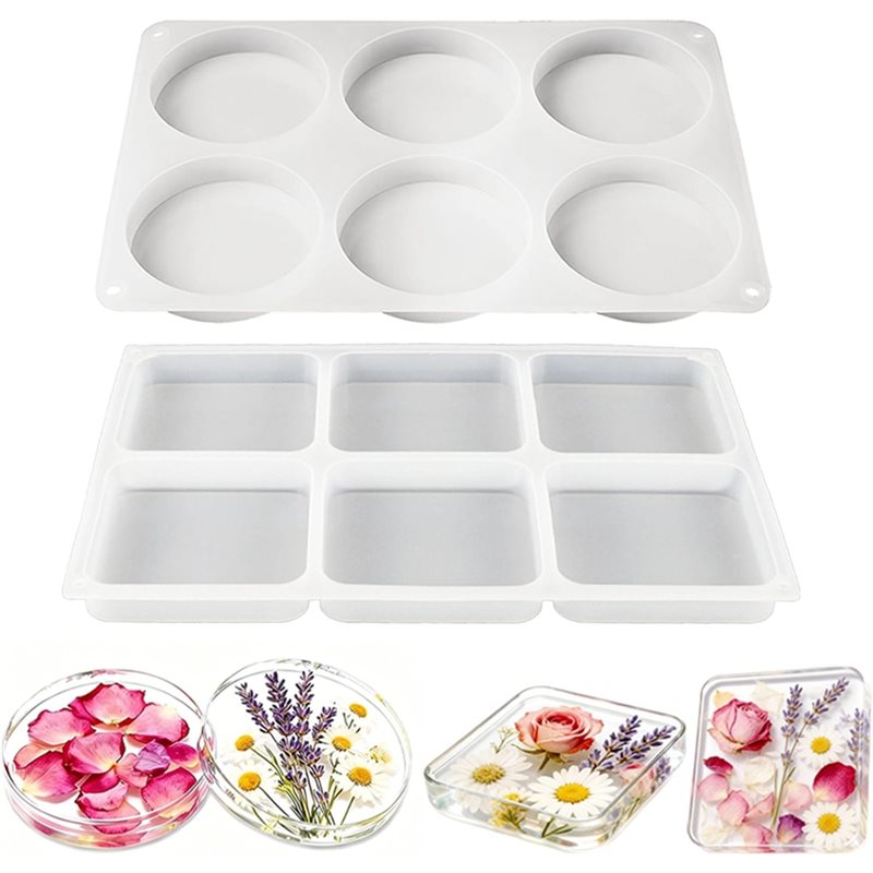 Силиконовые формы для подставо – обзор и цена Coaster Mold Square