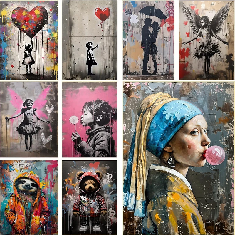 Постеры и принты с граффити Бэ – обзор и цена Resin Art On Wall