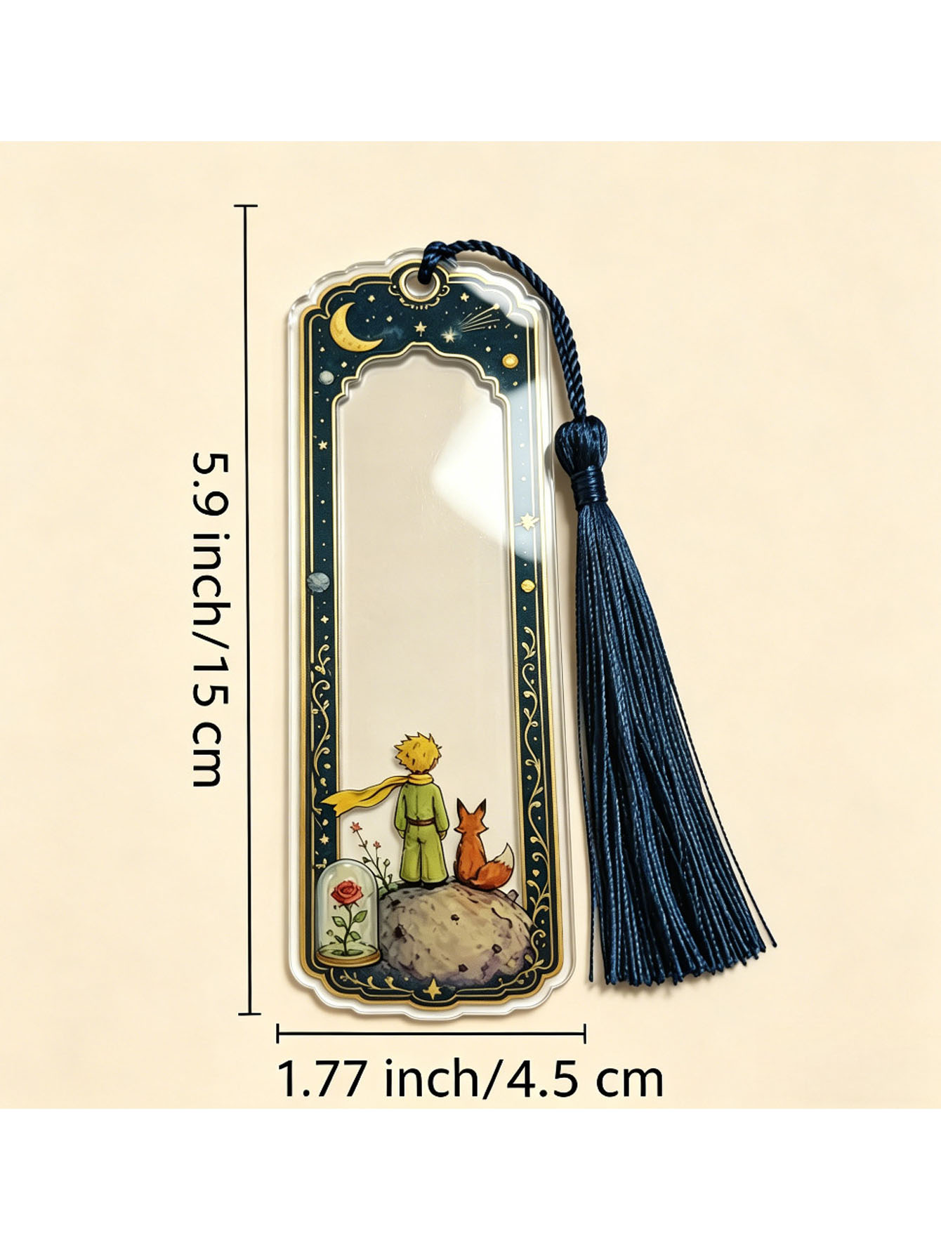 2D Прозрачная акриловая заклад – обзор и цена Resin Art Bookmark