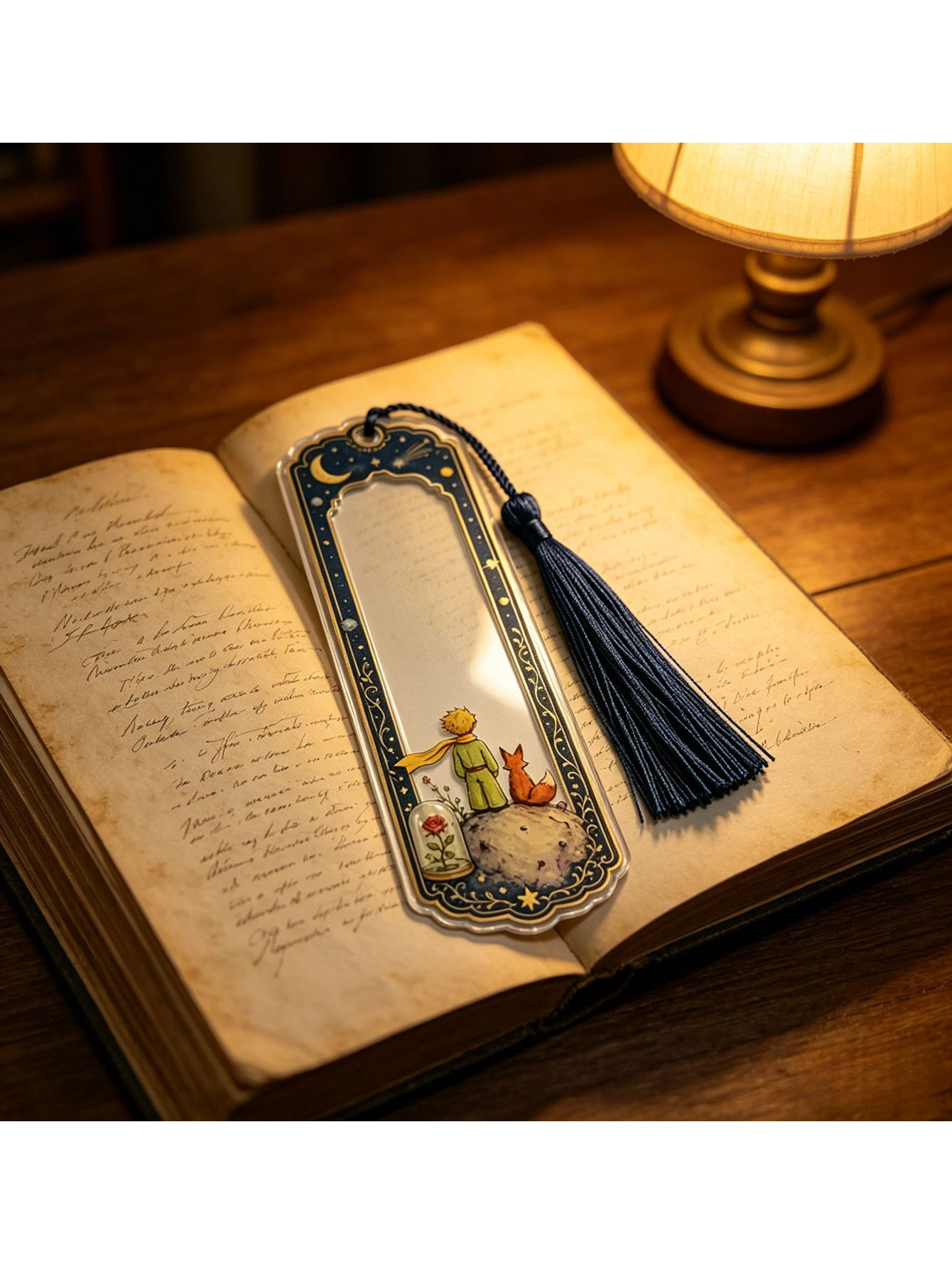 2D Прозрачная акриловая заклад – обзор и цена Resin Art Bookmark