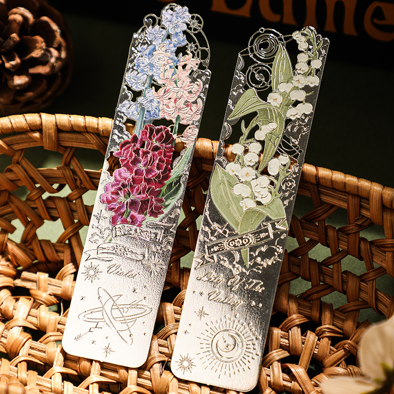 Полая металлическая закладка в – обзор и цена Resin Art Bookmark
