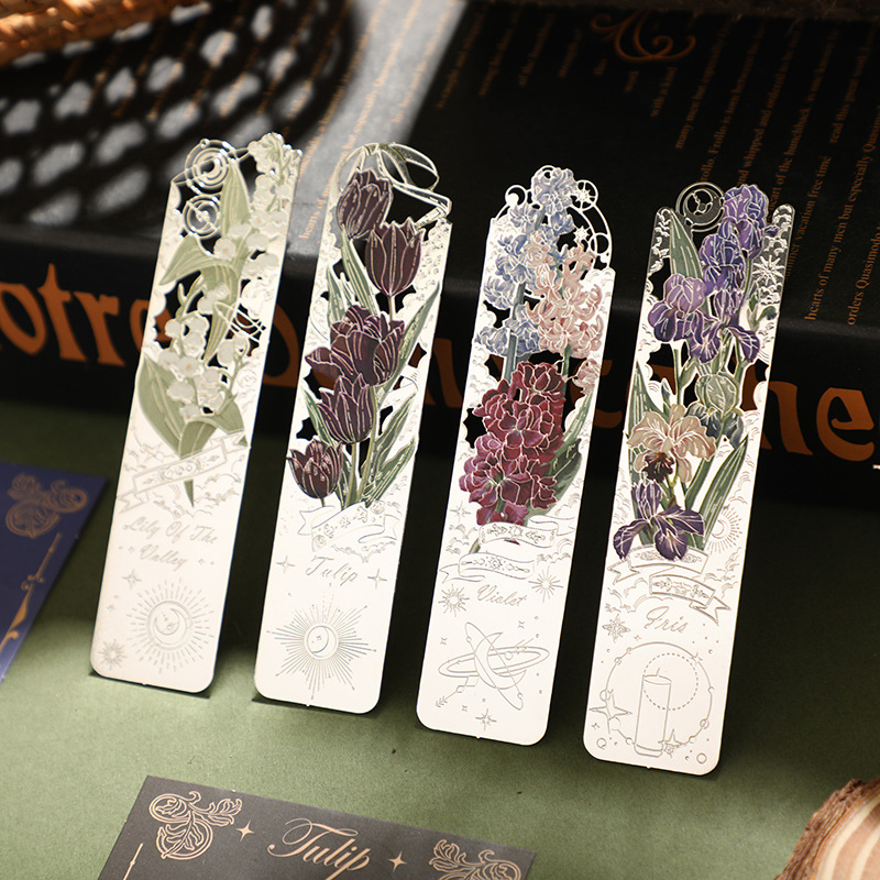 Полая металлическая закладка в – обзор и цена Resin Art Bookmark