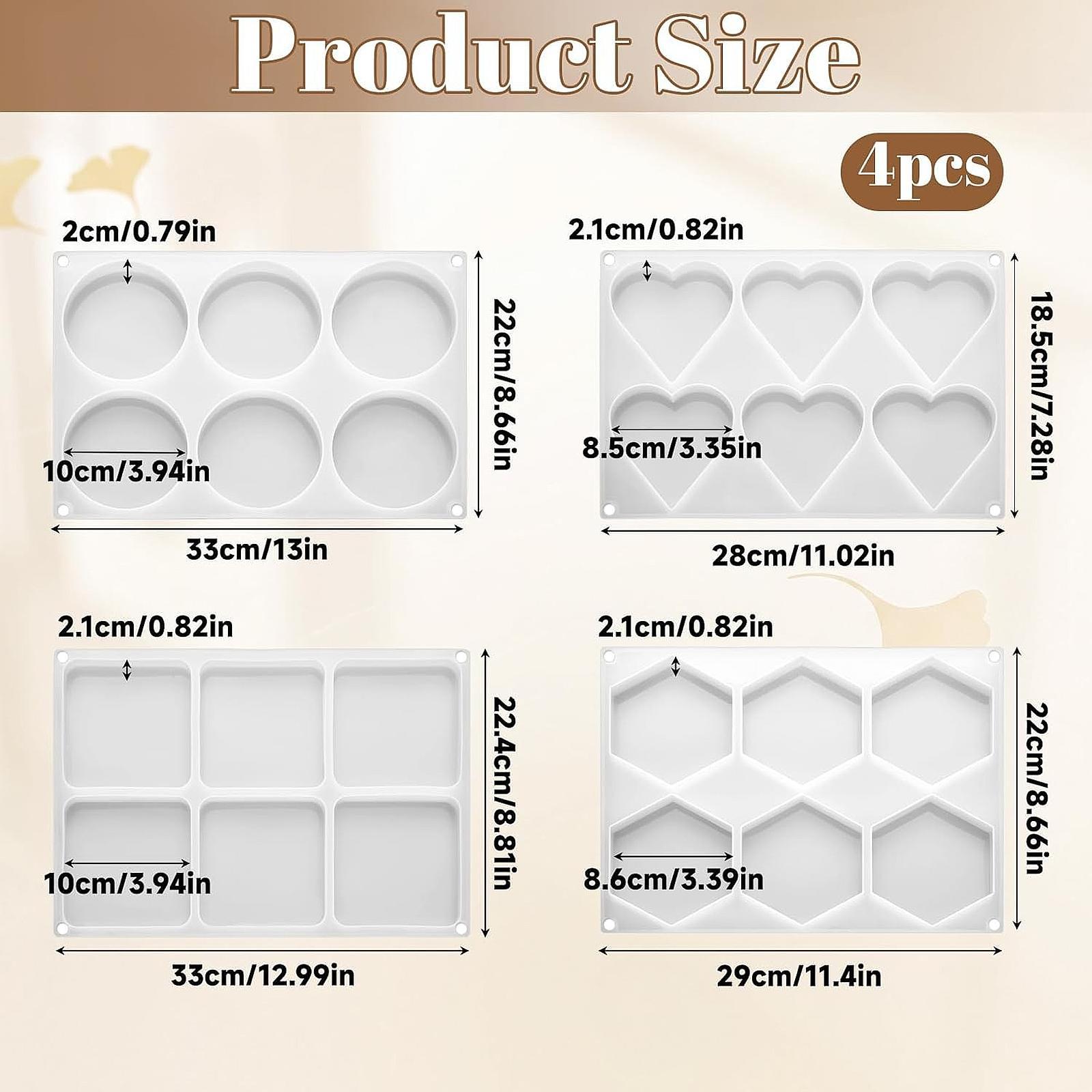 Набор из 4 форм для глубоких п – обзор и цена Coaster Mold Square