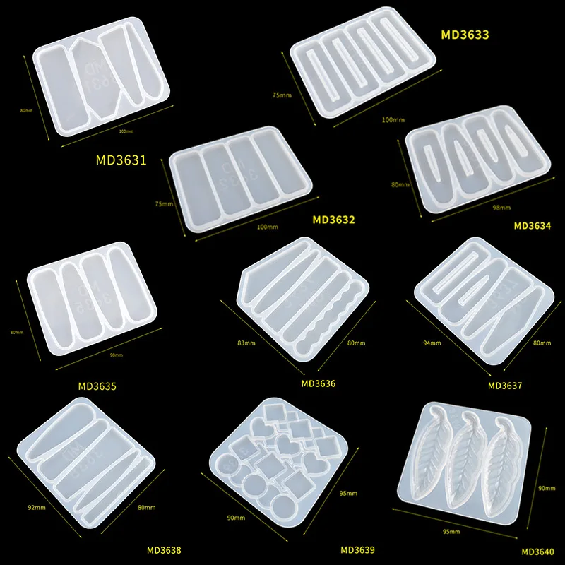 Силиконовая форма для заколки  – обзор и цена Resin Art Stone