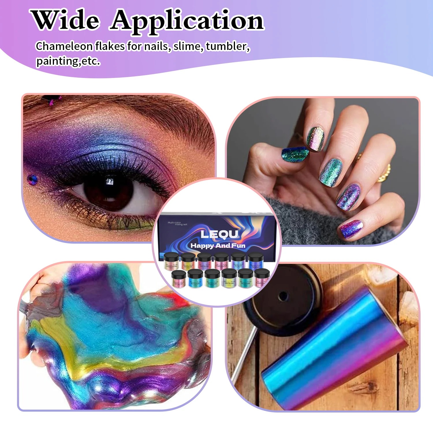 Набор хромированной пудры для  – обзор и цена Glitter Powder Resin