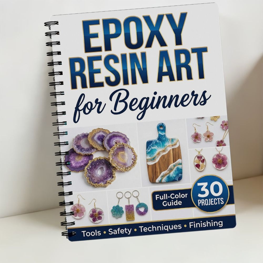 Пособие по созданию изделий из – обзор и цена Resin Art Guide Free