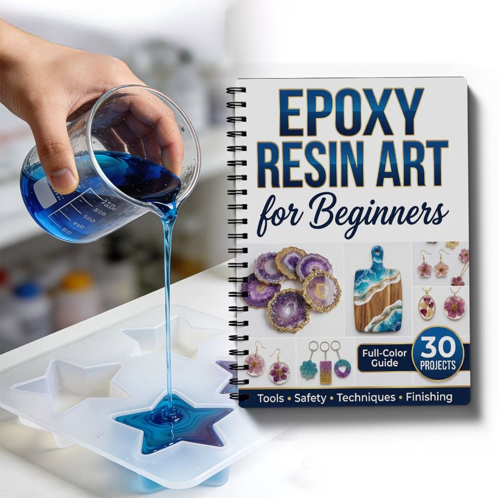 Пособие по искусству из эпокси – обзор и цена Resin Art Guide Free