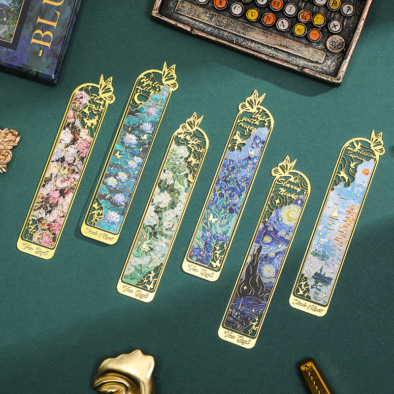 Креативная металлическая закла – обзор и цена Resin Art Bookmark