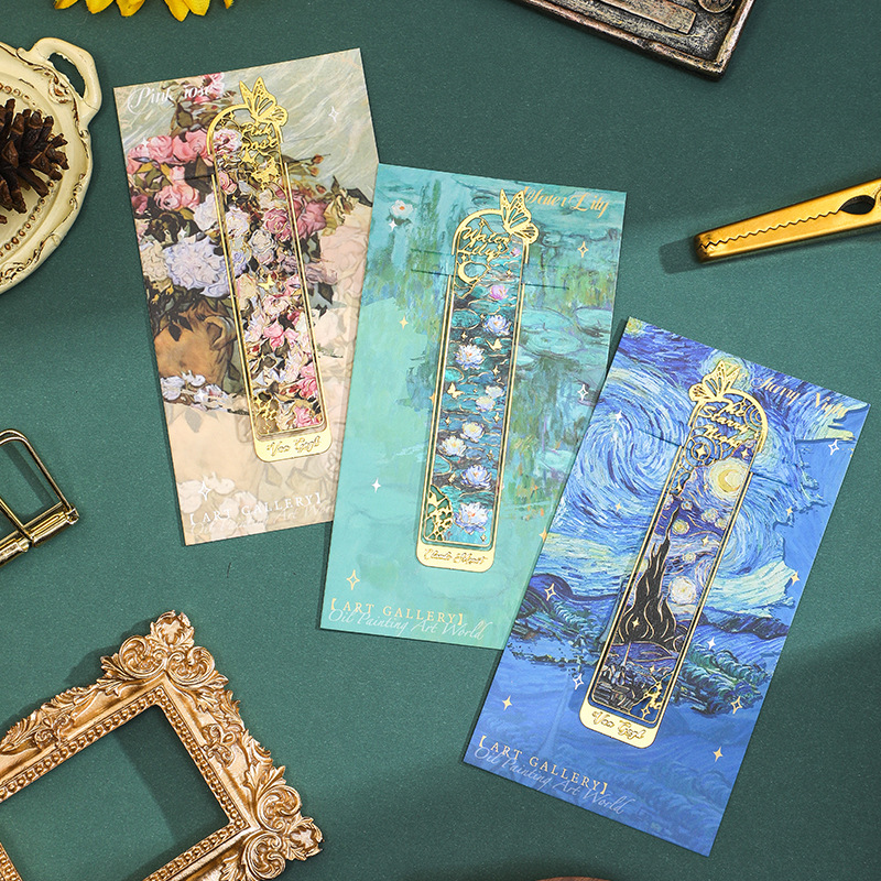 Креативная металлическая закла – обзор и цена Resin Art Bookmark