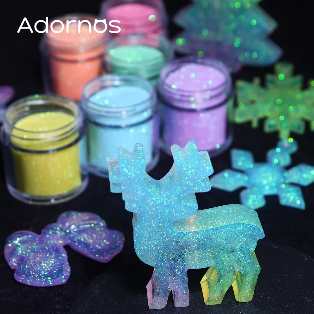 Радужный блестящий сахарный по – обзор и цена Glitter Powder Resin