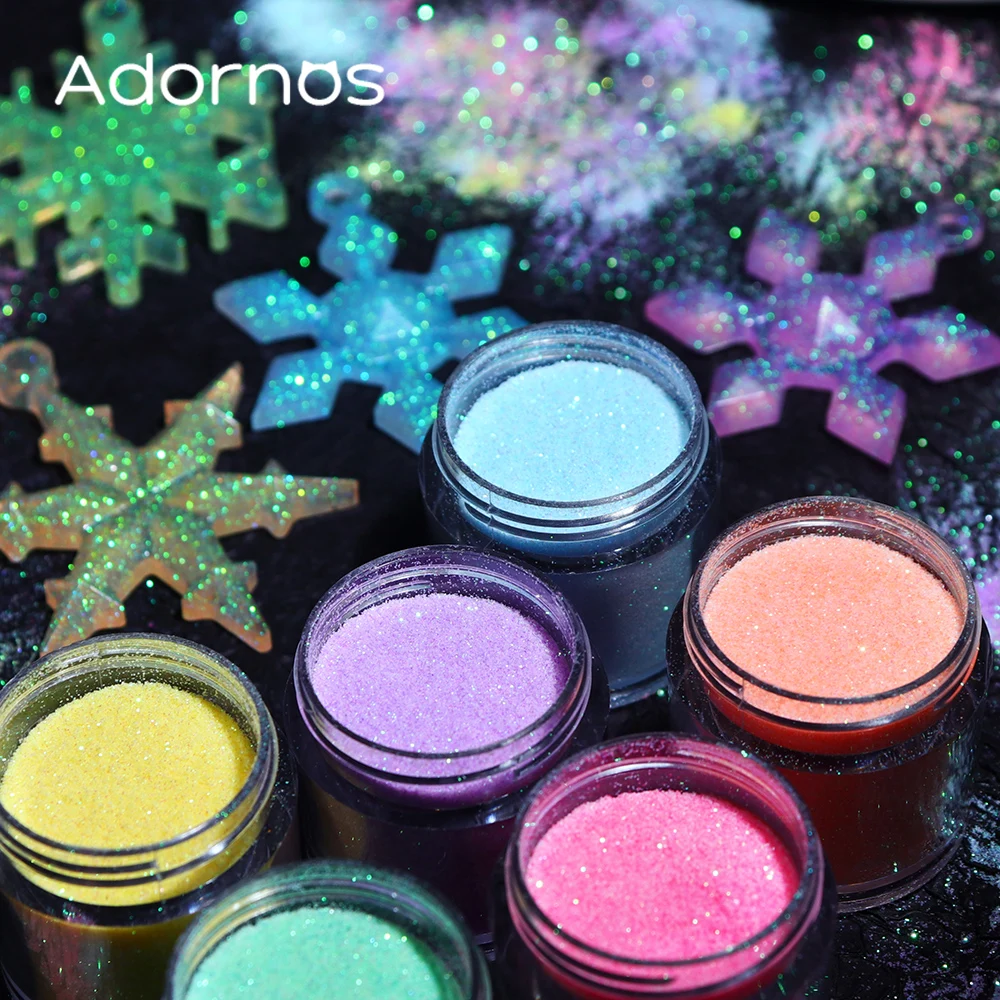 Радужный блестящий сахарный по – обзор и цена Glitter Powder Resin