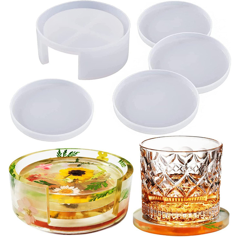 Круглая искусственная силиконо – обзор и цена Coaster Mold Square