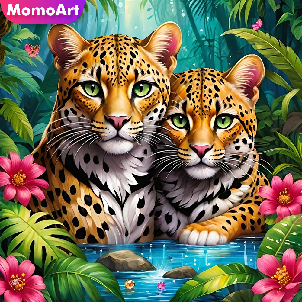Алмазная вышивка Momoart: Тигр – обзор и цена Resin Art Equipment