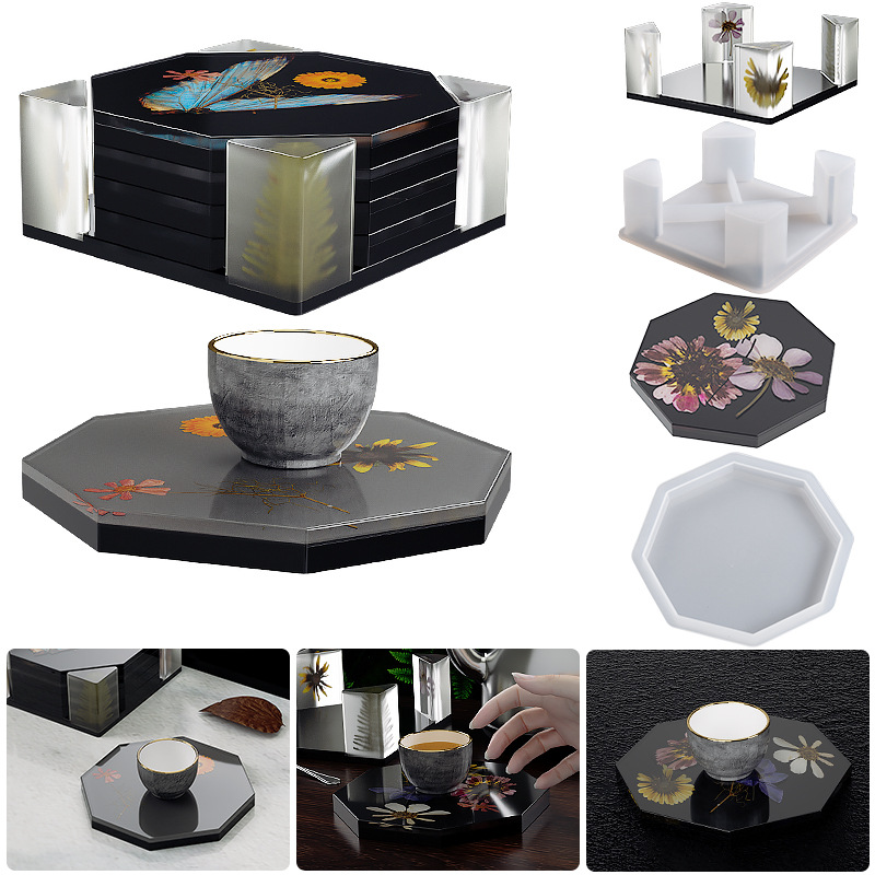 Силиконовая подставка для хран – обзор и цена Coaster Mold Square