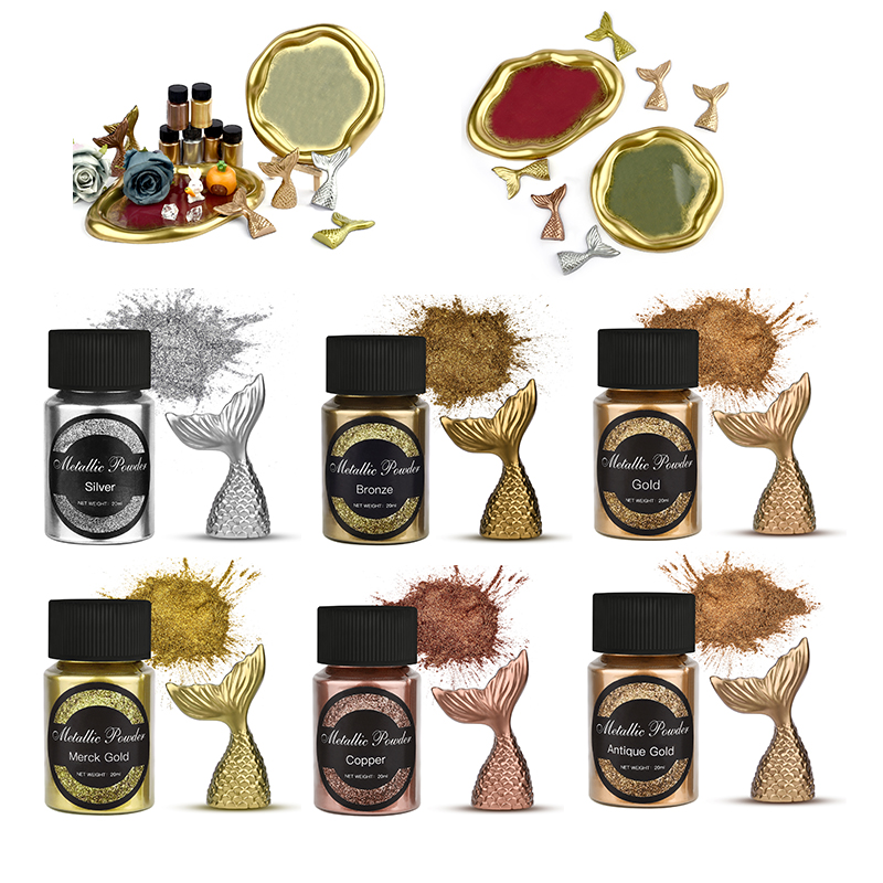 20 мл/бутылка, зеркальный пигм – обзор и цена Glitter Powder Resin