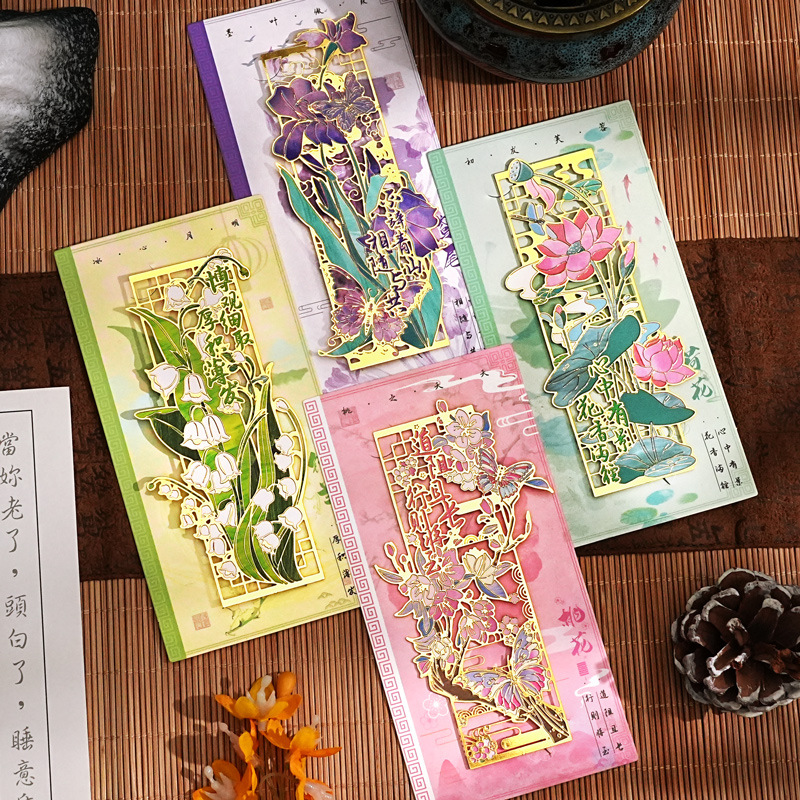 Металлическая закладка в виде  – обзор и цена Resin Art Bookmark