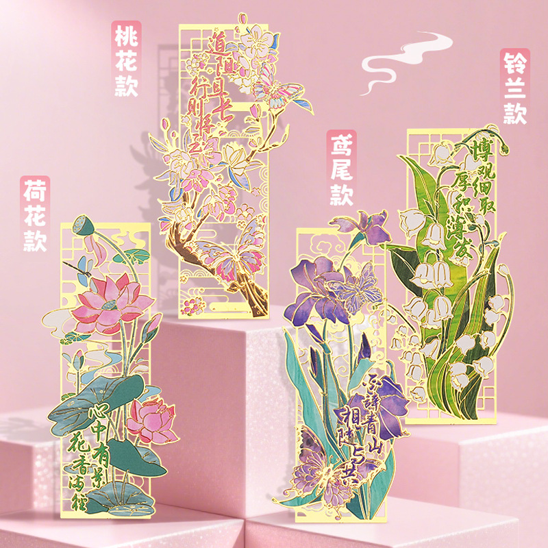 Металлическая закладка в виде  – обзор и цена Resin Art Bookmark
